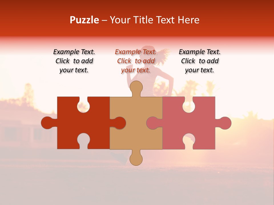 Active Road Workout PowerPoint Template