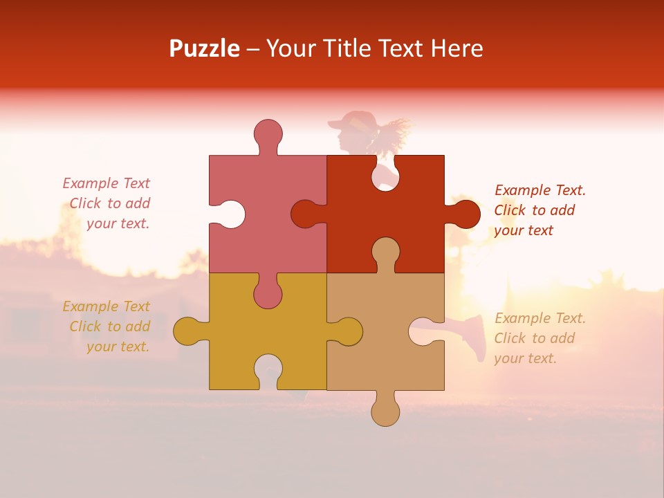 Active Road Workout PowerPoint Template