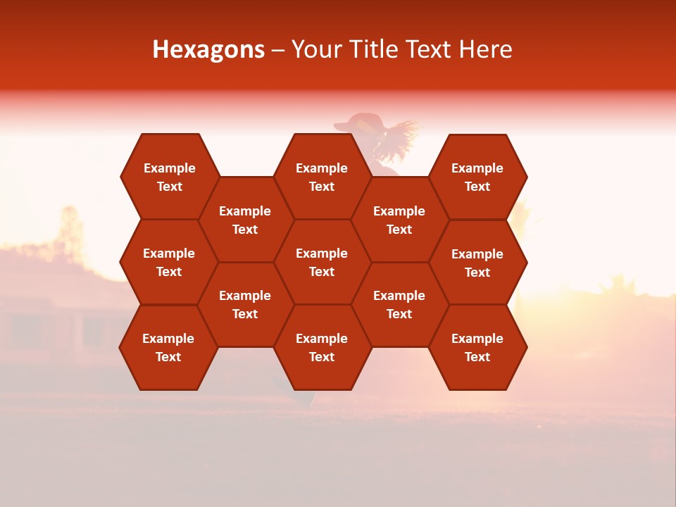 Active Road Workout PowerPoint Template