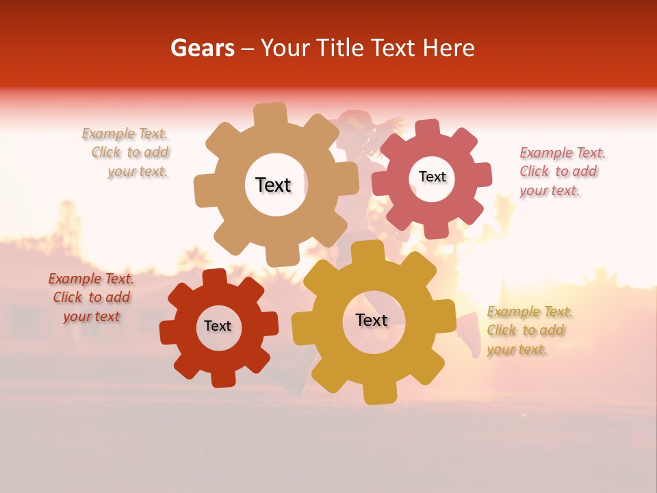 Active Road Workout PowerPoint Template