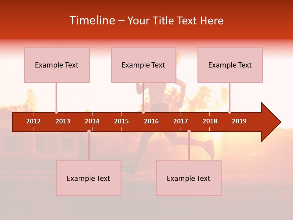 Active Road Workout PowerPoint Template