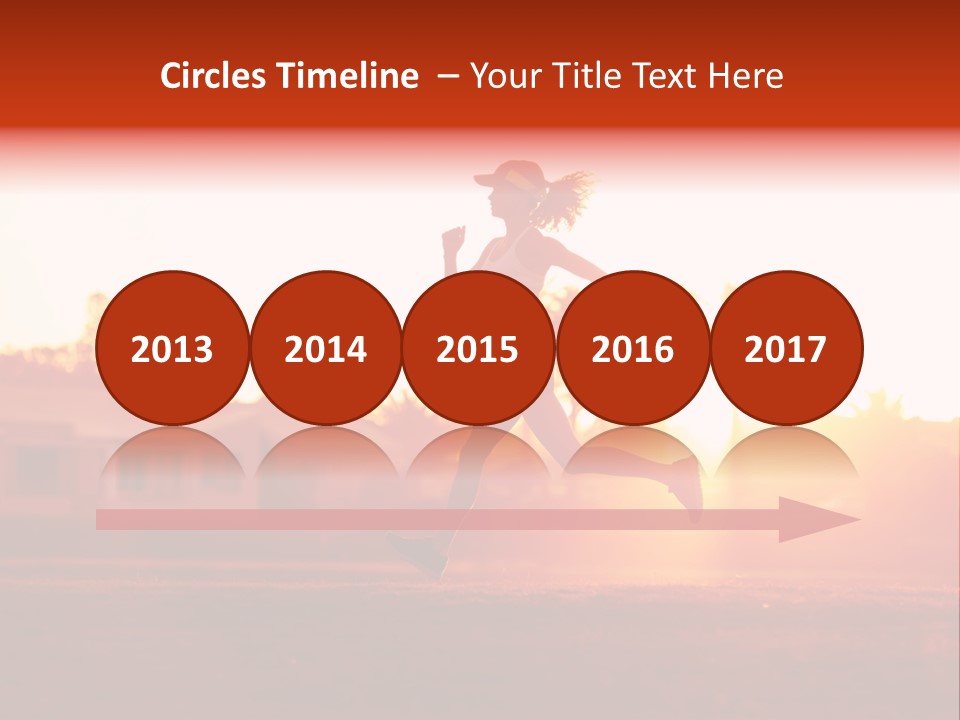 Active Road Workout PowerPoint Template