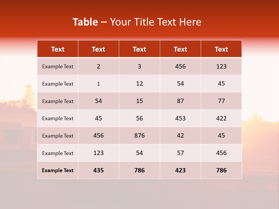 Active Road Workout PowerPoint Template