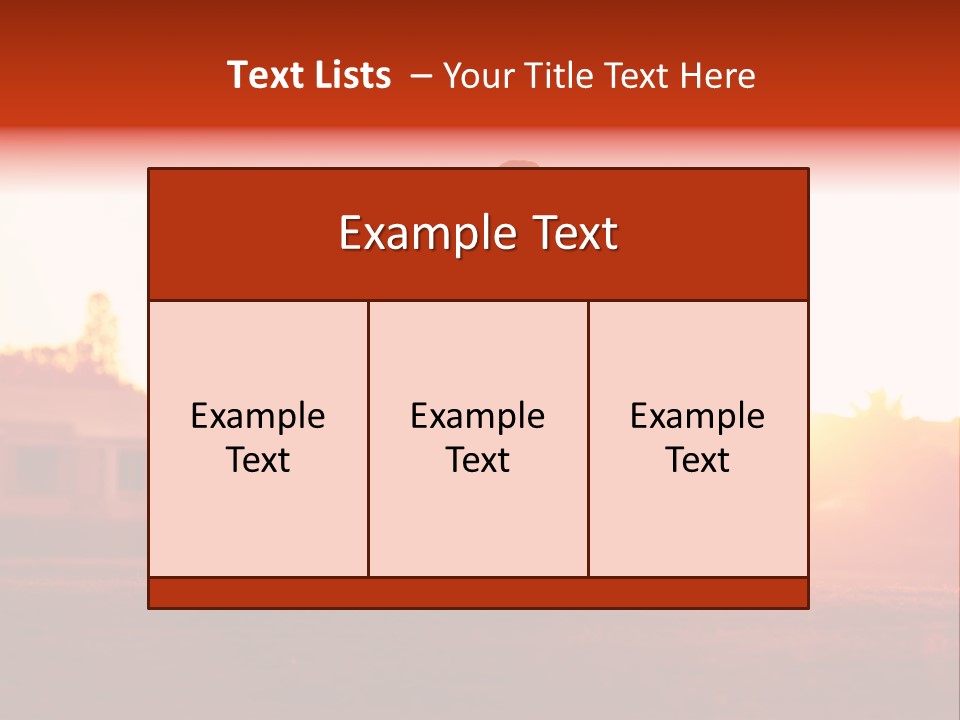 Active Road Workout PowerPoint Template