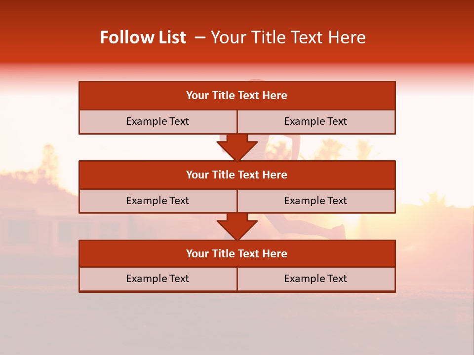 Active Road Workout PowerPoint Template