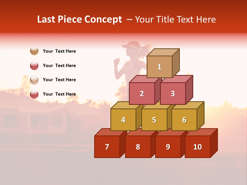 Active Road Workout PowerPoint Template