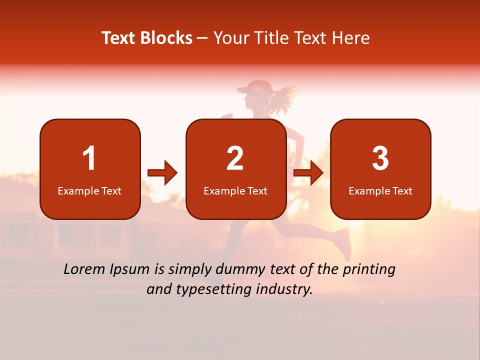 Active Road Workout PowerPoint Template