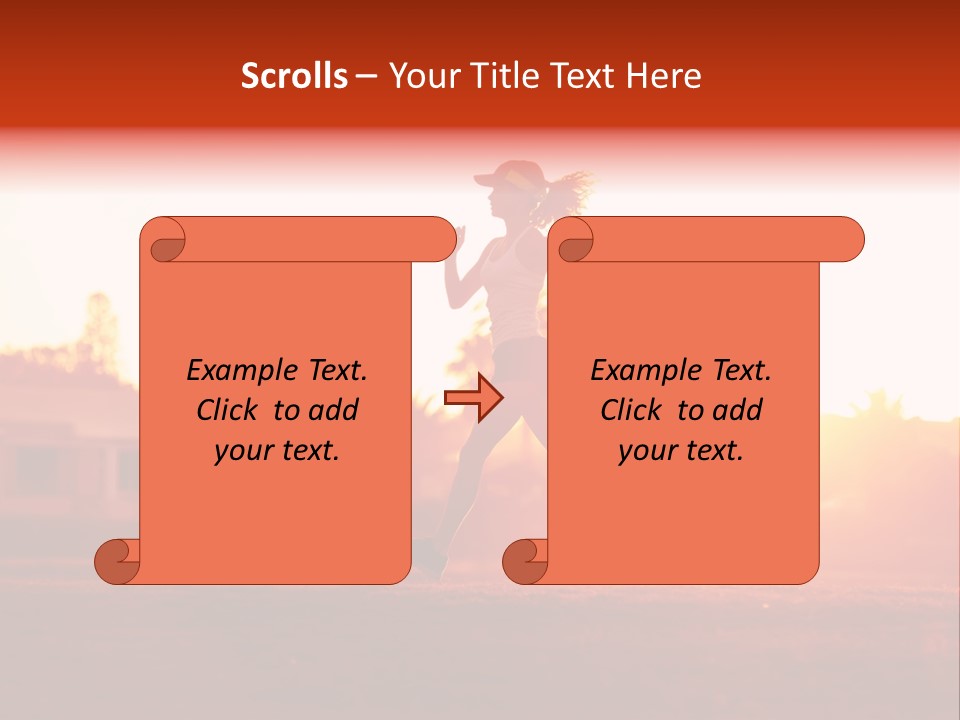 Active Road Workout PowerPoint Template