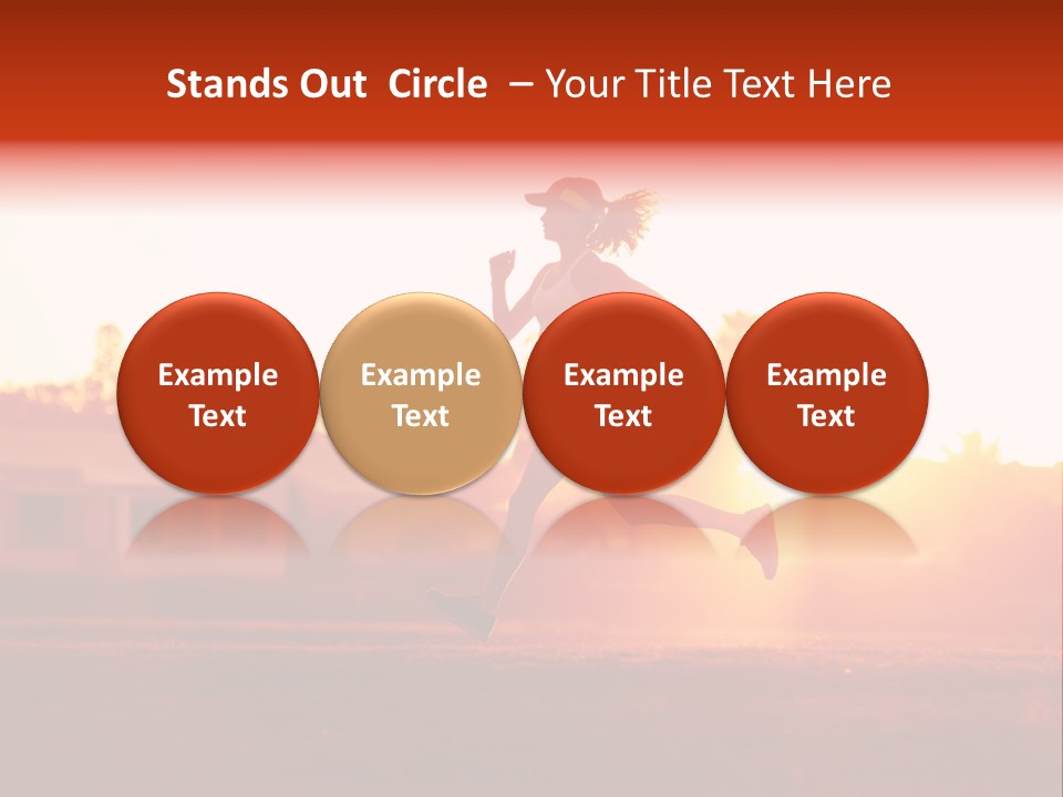 Active Road Workout PowerPoint Template