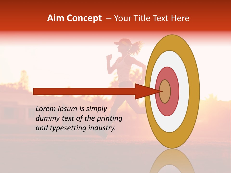 Active Road Workout PowerPoint Template