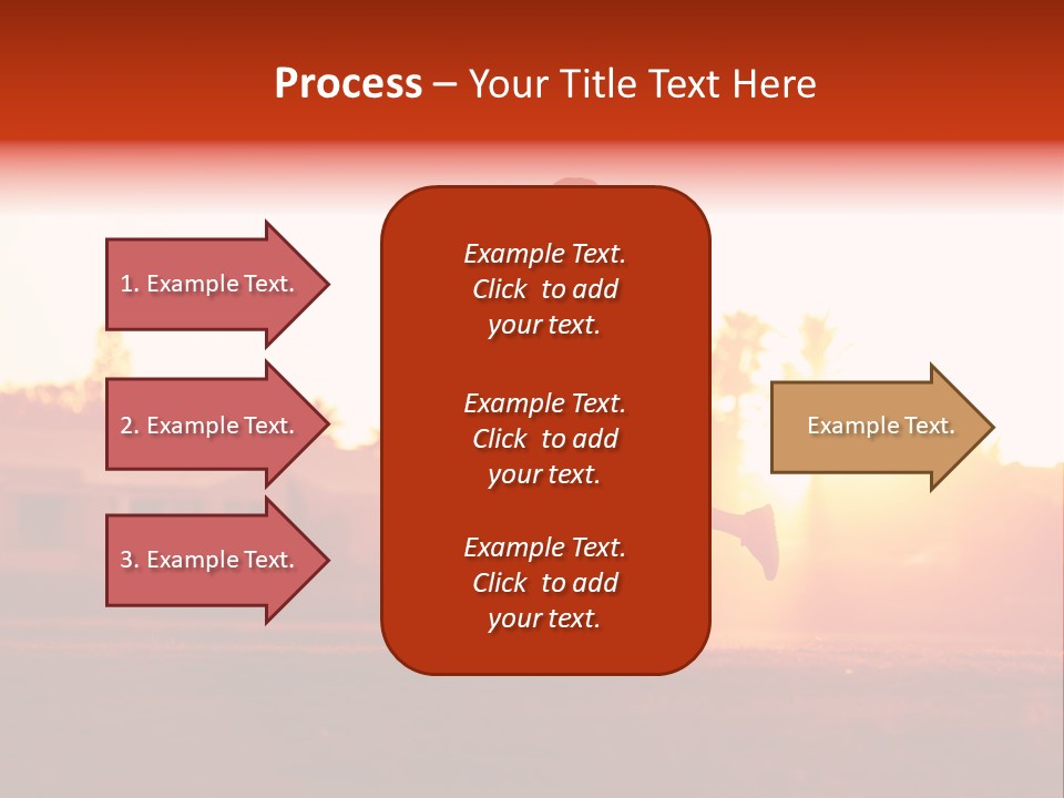 Active Road Workout PowerPoint Template