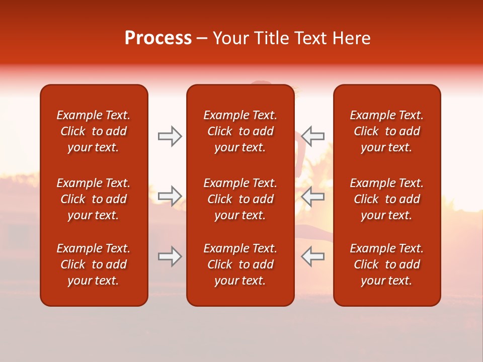 Active Road Workout PowerPoint Template