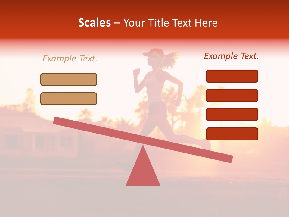 Active Road Workout PowerPoint Template