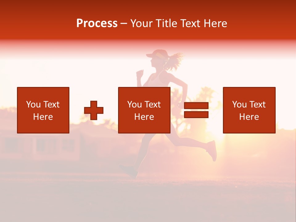 Active Road Workout PowerPoint Template