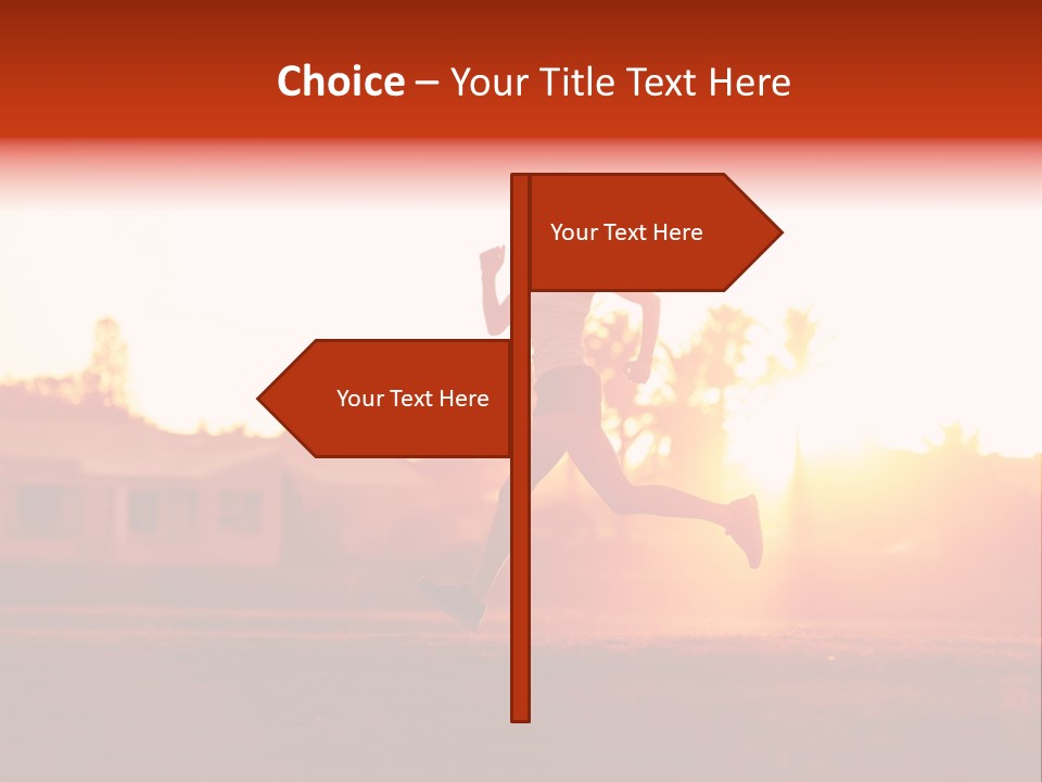 Active Road Workout PowerPoint Template