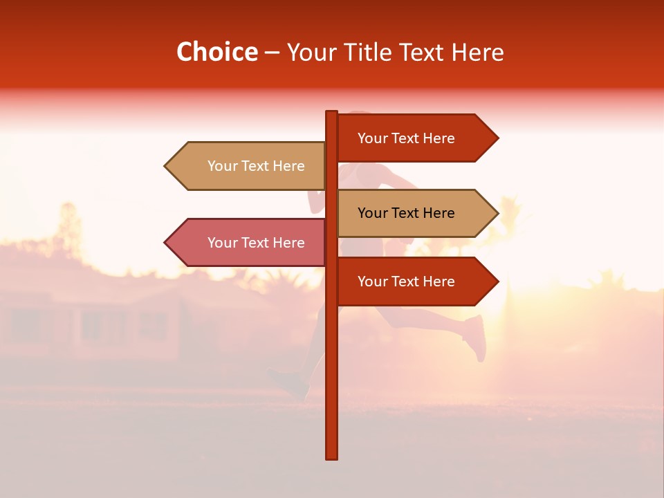 Active Road Workout PowerPoint Template