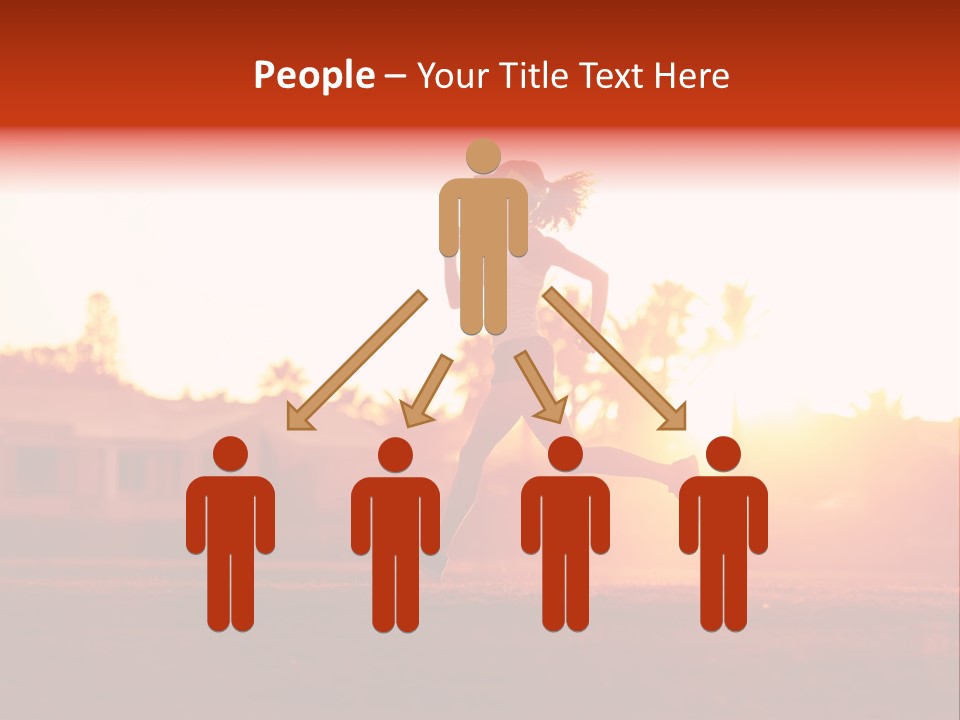 Active Road Workout PowerPoint Template