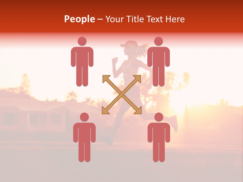 Active Road Workout PowerPoint Template