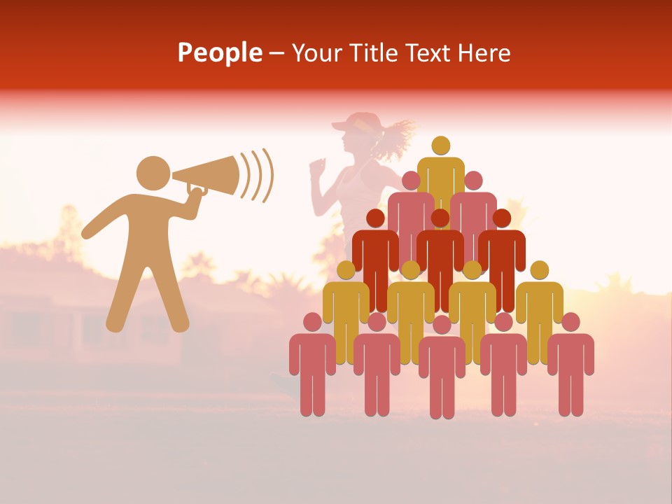 Active Road Workout PowerPoint Template