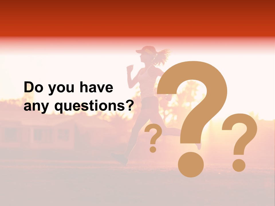 Active Road Workout PowerPoint Template