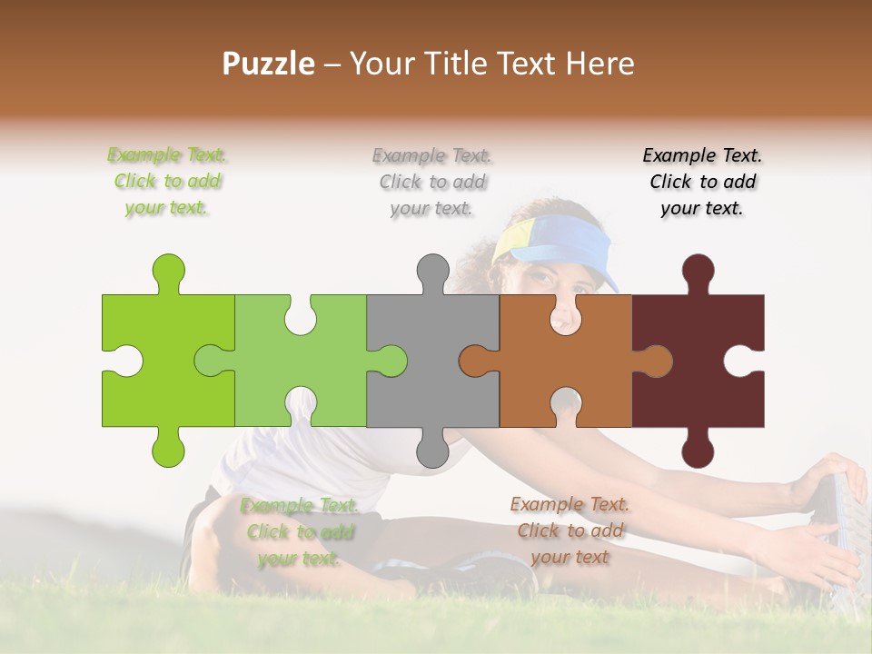 Natural Sport Exercise PowerPoint Template