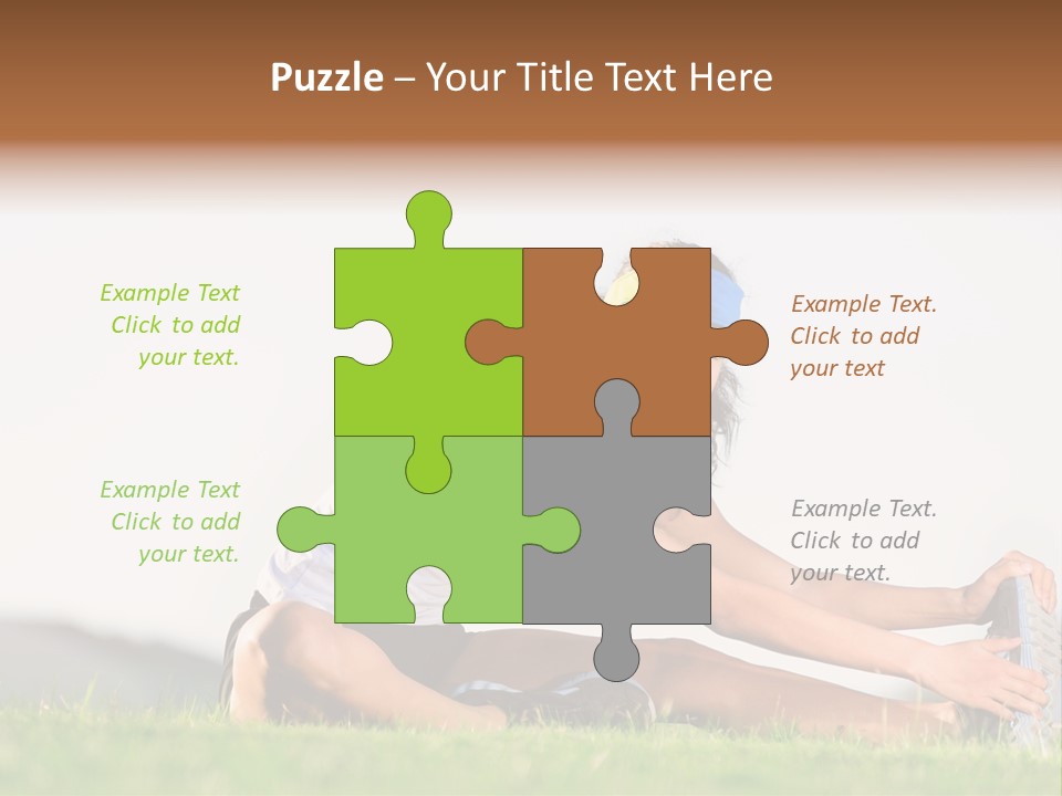 Natural Sport Exercise PowerPoint Template