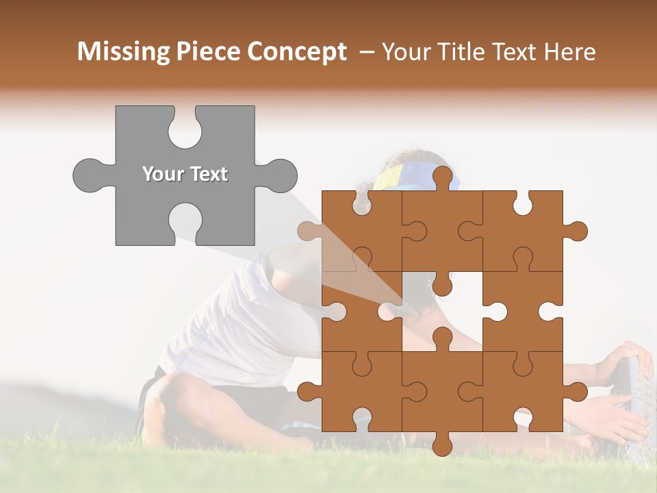 Natural Sport Exercise PowerPoint Template