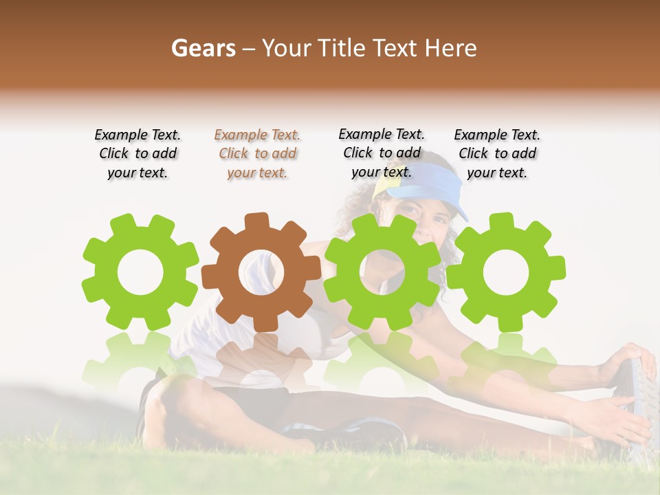 Natural Sport Exercise PowerPoint Template