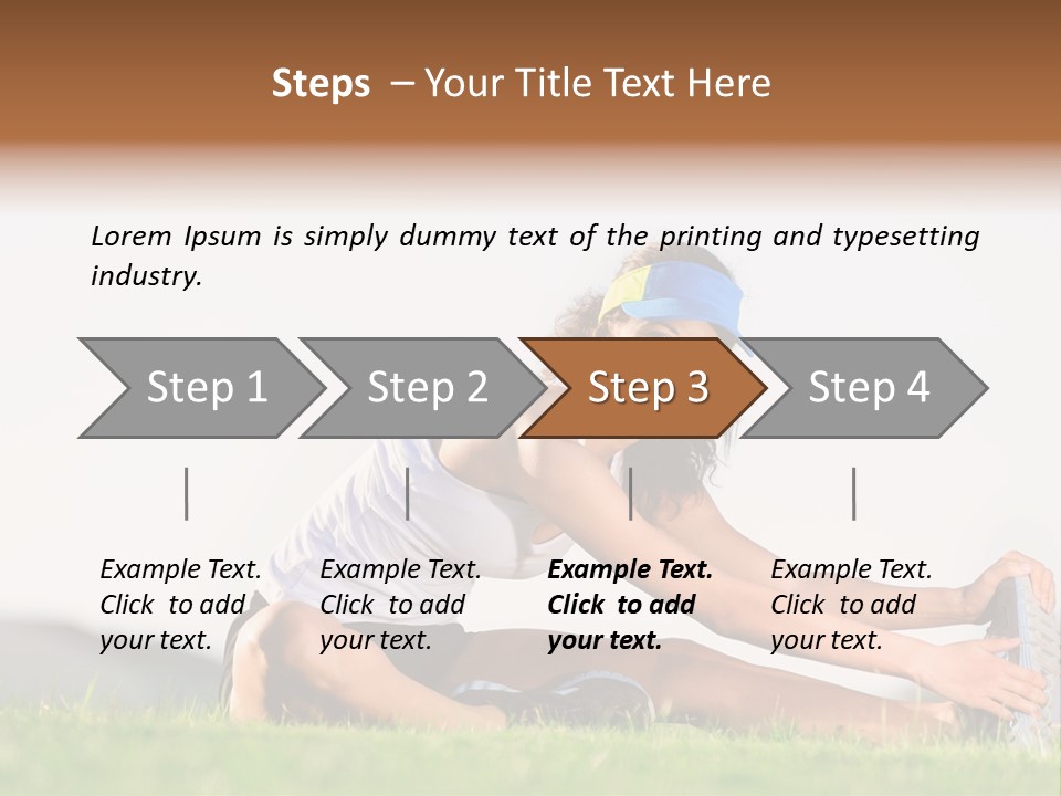 Natural Sport Exercise PowerPoint Template