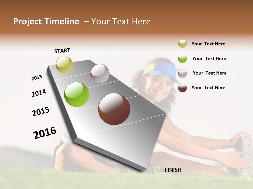 Natural Sport Exercise PowerPoint Template