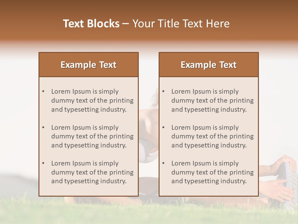 Natural Sport Exercise PowerPoint Template