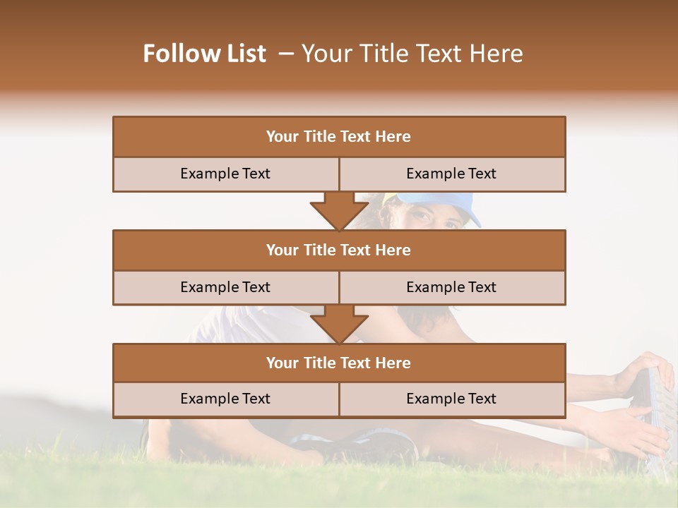 Natural Sport Exercise PowerPoint Template