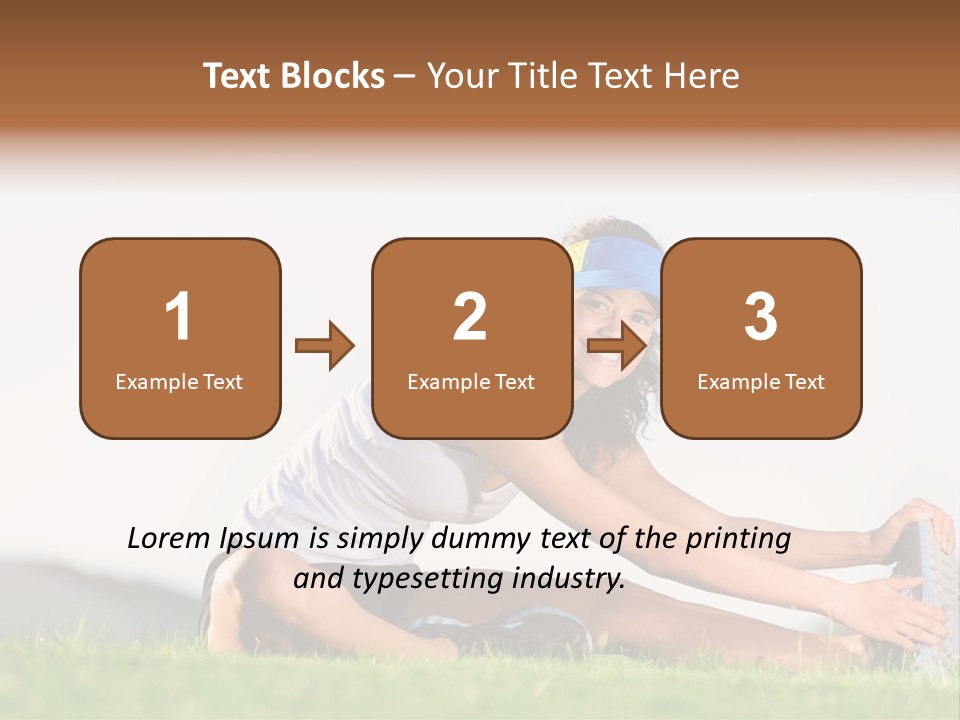 Natural Sport Exercise PowerPoint Template