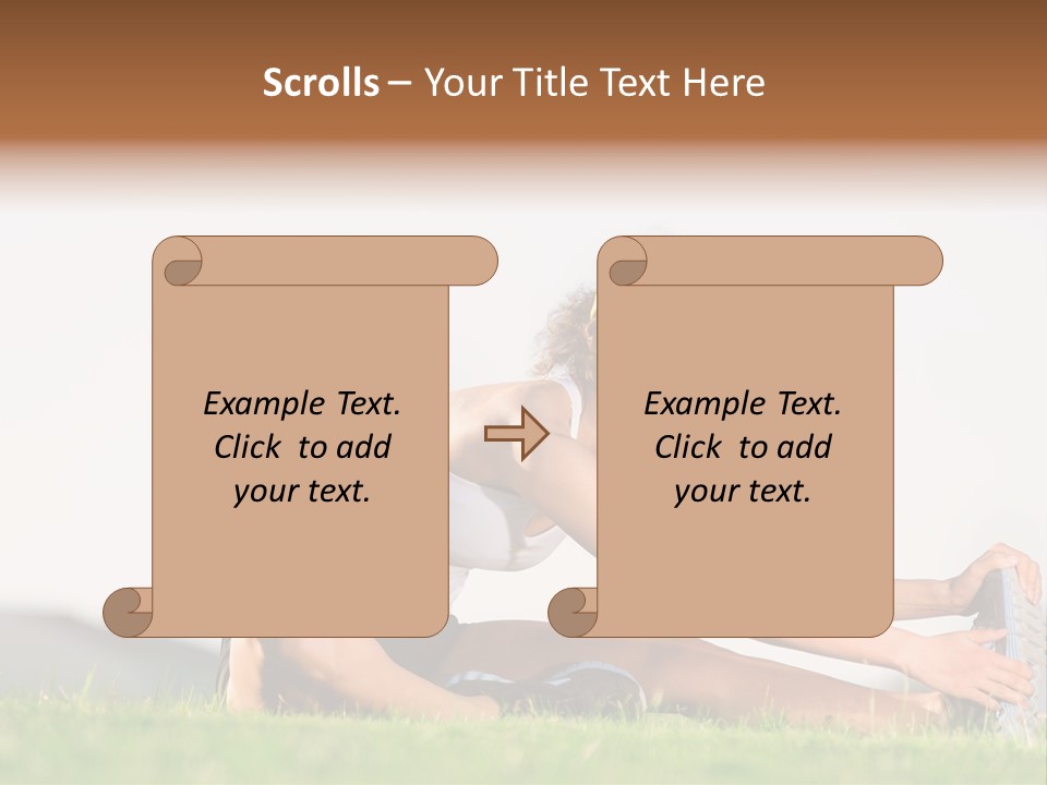 Natural Sport Exercise PowerPoint Template
