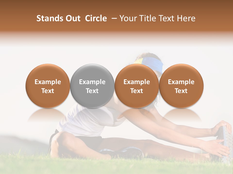 Natural Sport Exercise PowerPoint Template