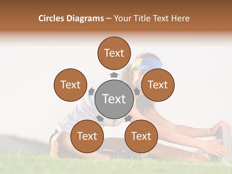 Natural Sport Exercise PowerPoint Template