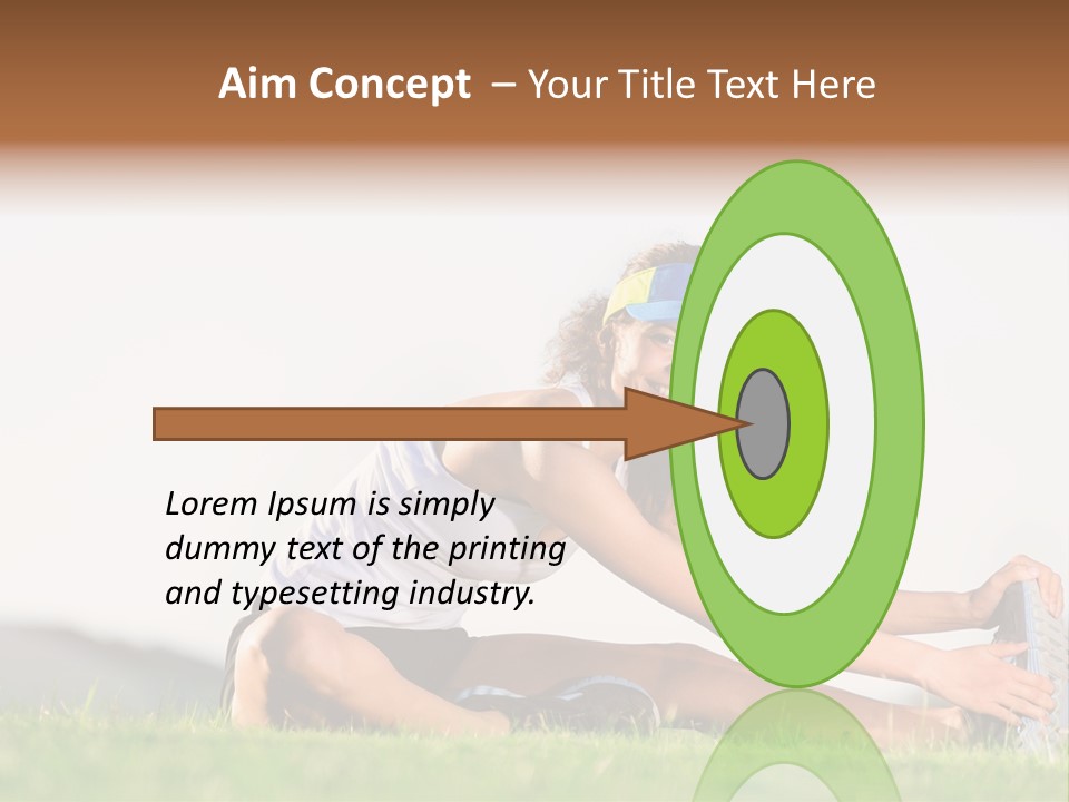 Natural Sport Exercise PowerPoint Template