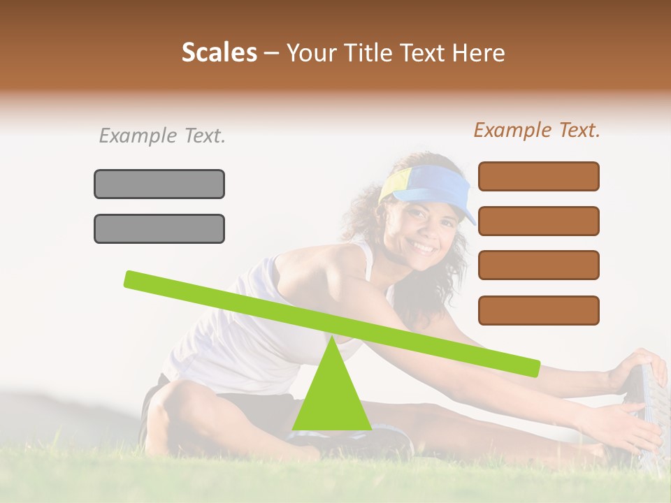 Natural Sport Exercise PowerPoint Template