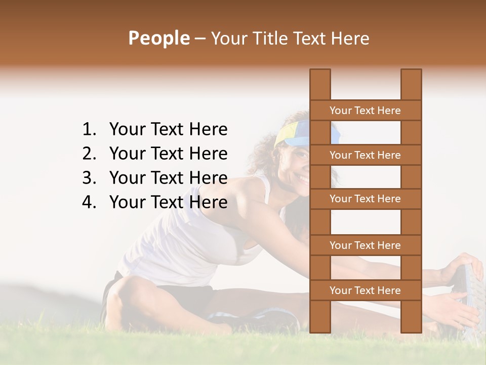 Natural Sport Exercise PowerPoint Template