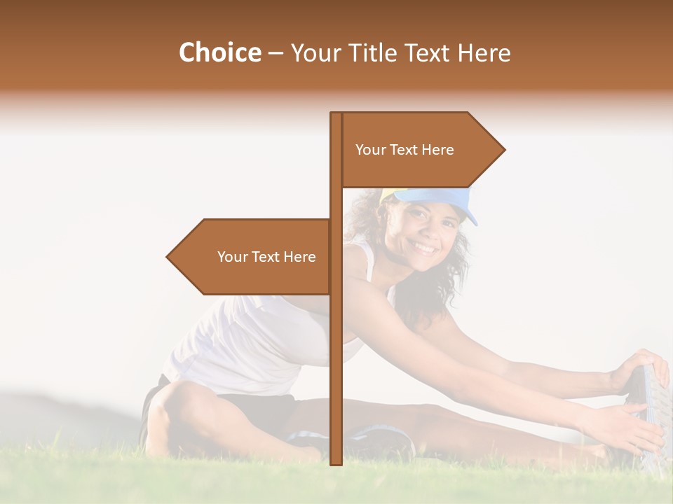 Natural Sport Exercise PowerPoint Template