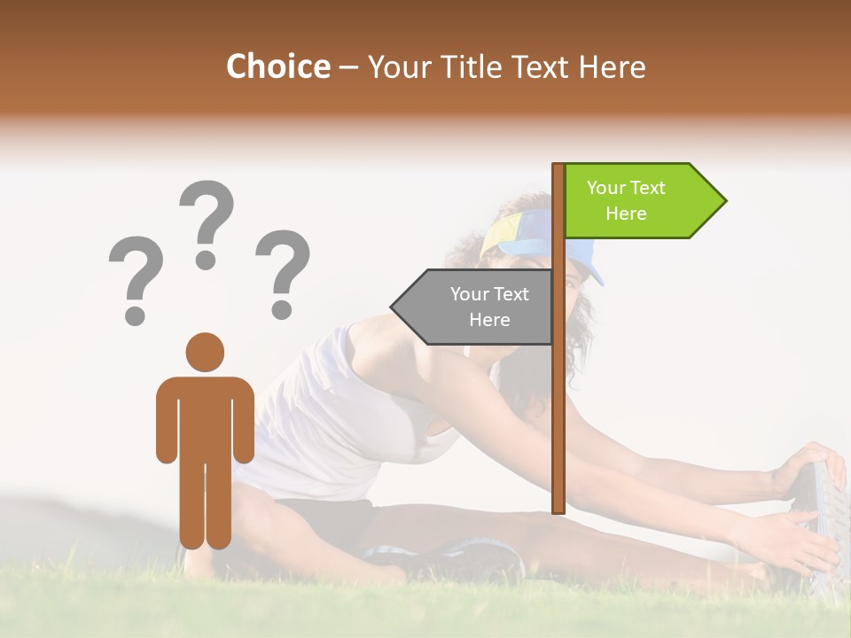 Natural Sport Exercise PowerPoint Template
