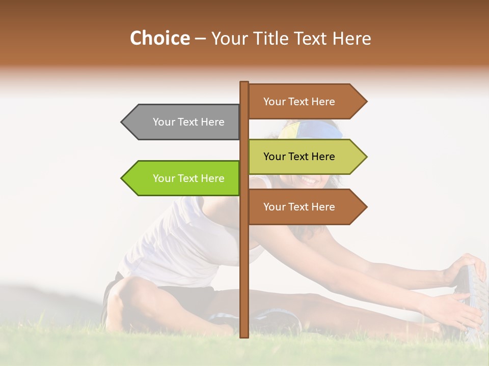 Natural Sport Exercise PowerPoint Template