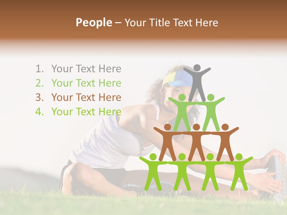 Natural Sport Exercise PowerPoint Template