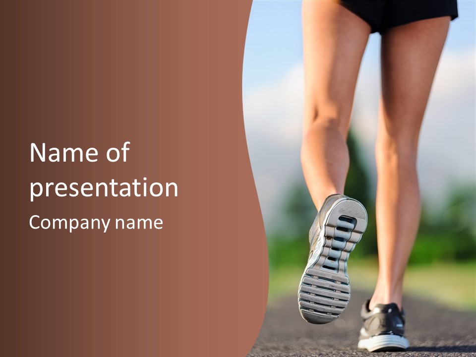 Jog Jogger Workout PowerPoint Template