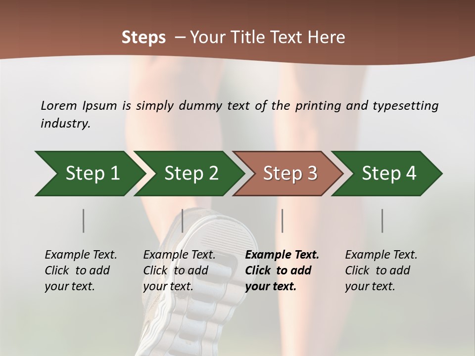 Jog Jogger Workout PowerPoint Template