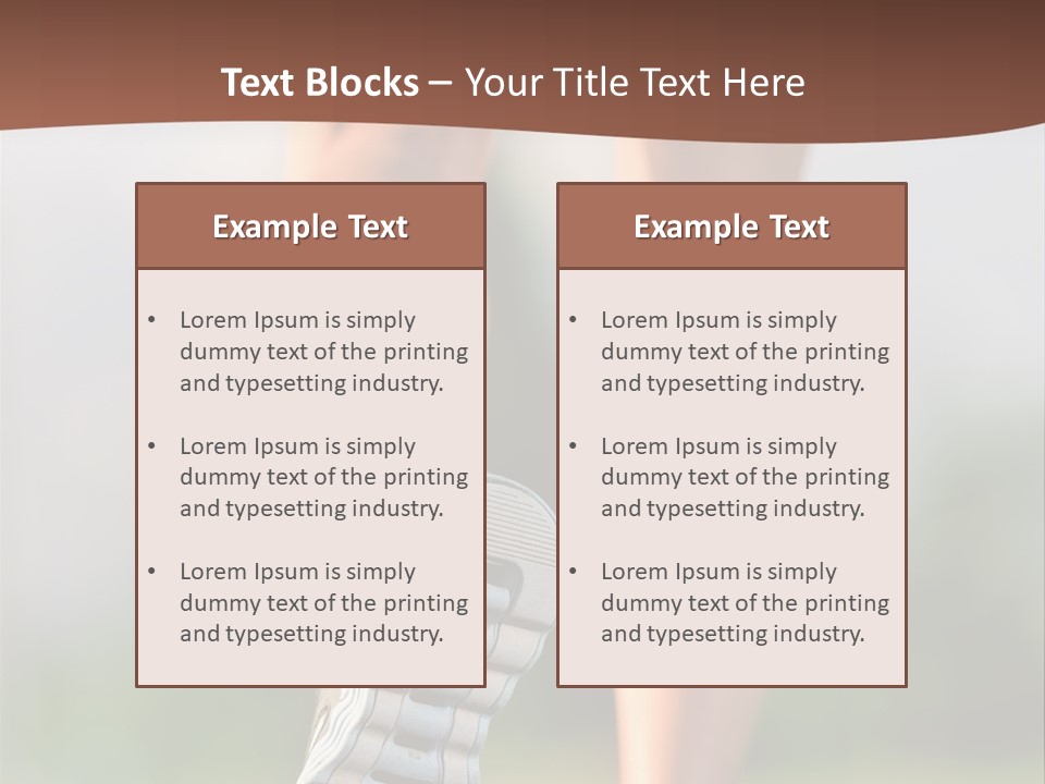 Jog Jogger Workout PowerPoint Template
