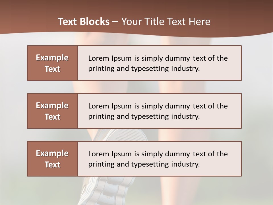 Jog Jogger Workout PowerPoint Template