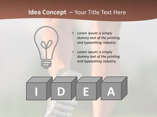 Jog Jogger Workout PowerPoint Template