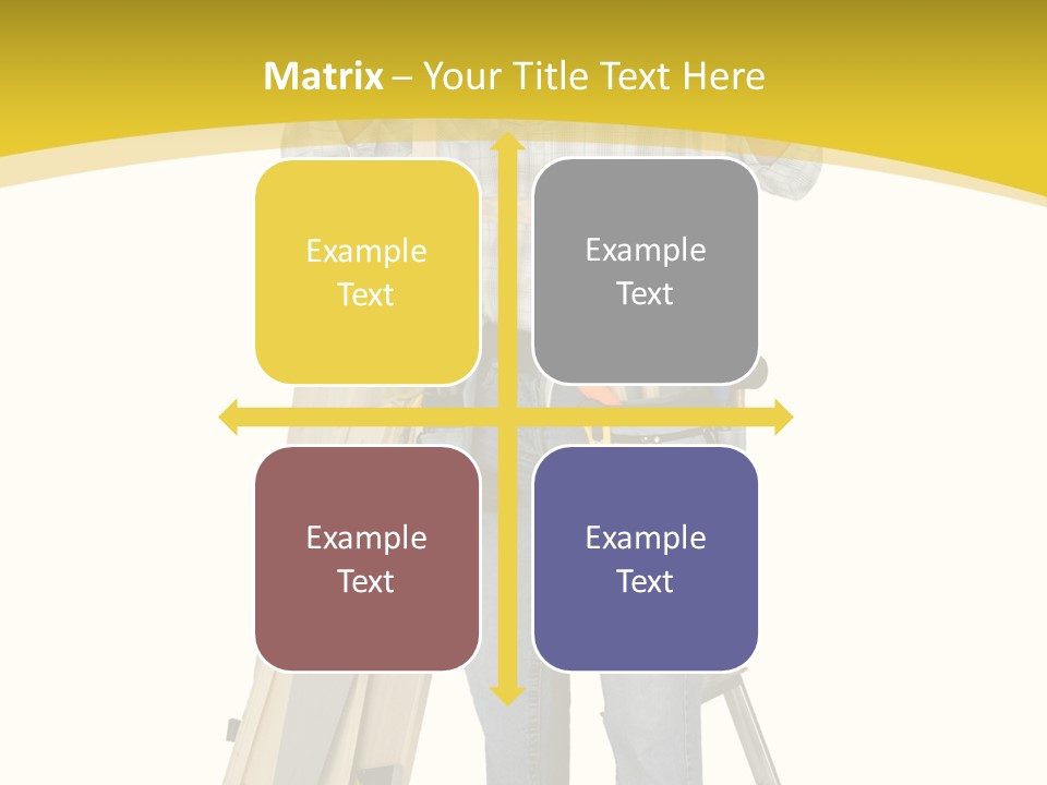 Housing Repairman Truss PowerPoint Template