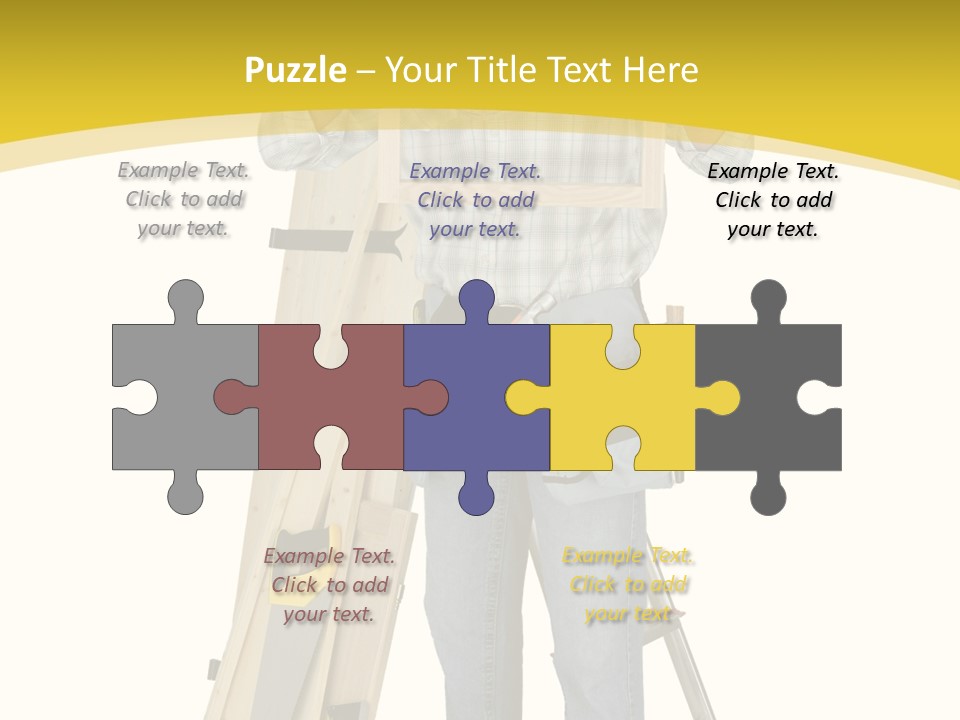 Housing Repairman Truss PowerPoint Template